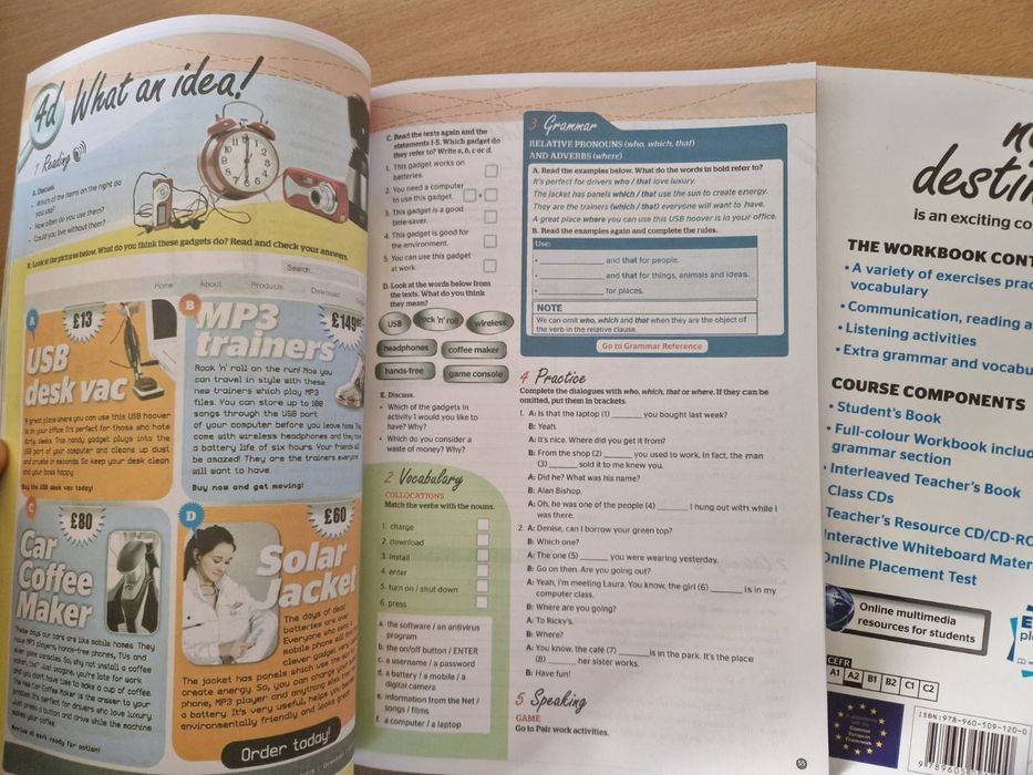 New Destinations A1, A2,B1,B1+