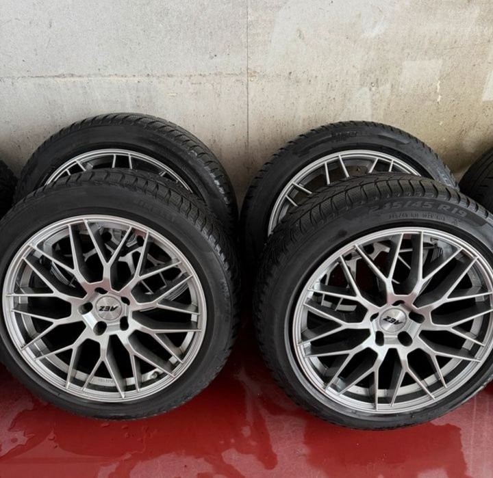Felgi 19 AEZ Crest 5x112 ZIMA Audi Mercedes VW  Seat Skoda 245 45R19 Pirelli