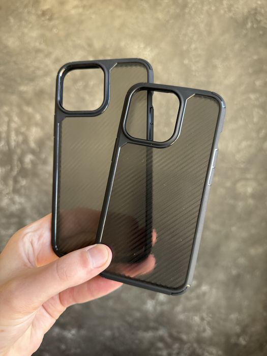 Carbon case Чохол на iPhone від 11 до 14 Pro Max
