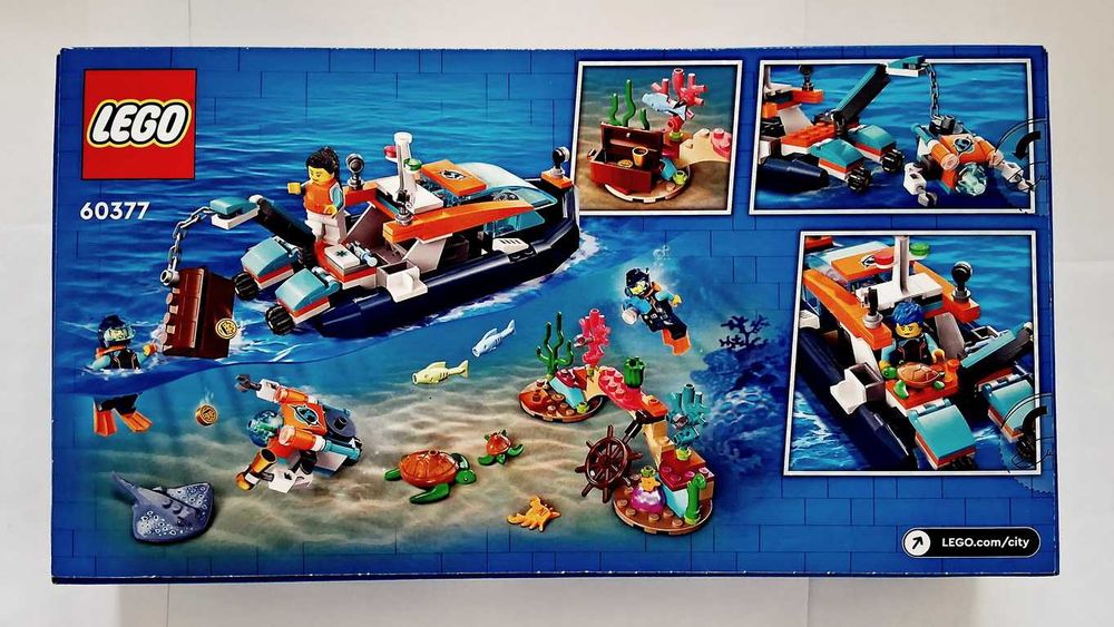 Lego City Arctic 60377 Explorer Diving Boat selado