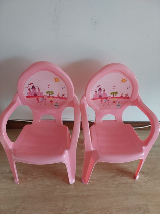 Cadeiras infantil rosa