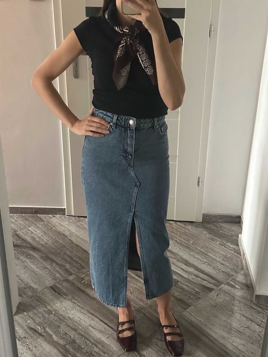 Koszulka polo czarna Amisu rozm. S