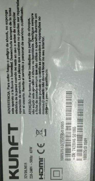 4 Tv para peças. Samsung e HANNSPREE 42cm para peças.
