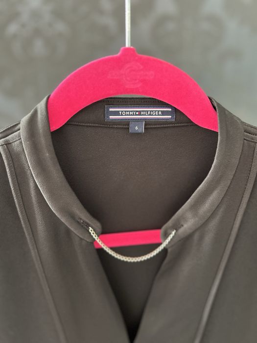 Elegancka czarna sukienka-Tommy Hilfiger!