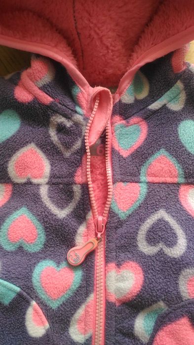 Softshell z futerkiem w serduszka cool club r. 68