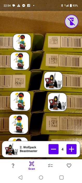 Minifigures Minifigurka 71048 Wolfpack Beastmaster col27-2 rycerz wilk