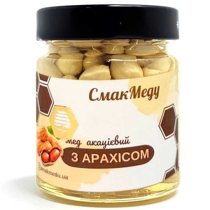 Мед з арахісом 250г