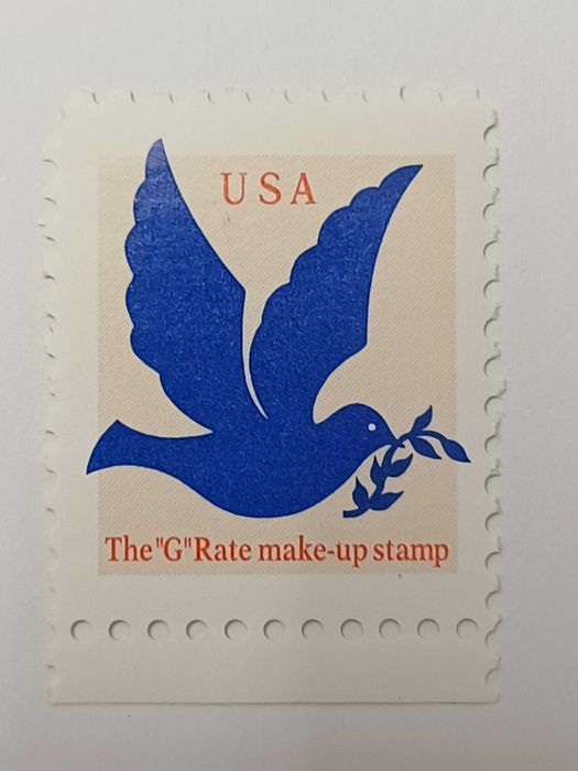 Filatelia - EUA - The "G" rate make-up stamp, 1994