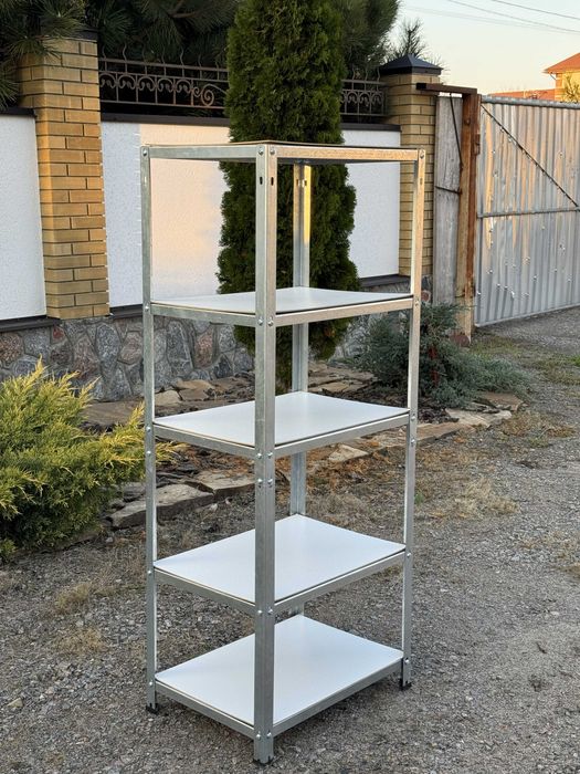 Стелаж металевий оцинкований в гараж майстерня кладова комора кухня