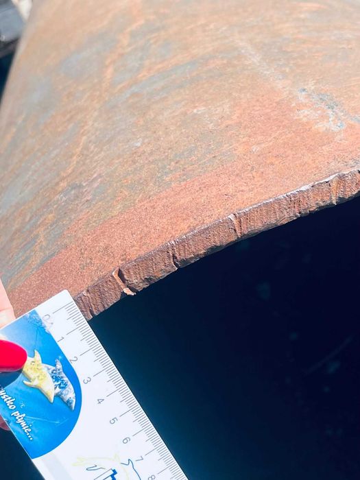 Rura stalowe 610x10 L=3m / Rura Fi600 ścianka 10 Olsztyn Rury stal