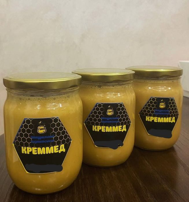 Натуральний крем-мед з Карпат