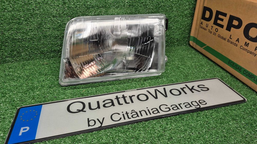 Otica Farol Esquerdo Ford Transit MK3 1985 a 1992 Ref. 431-1125L-LD-E NOVO DEPO