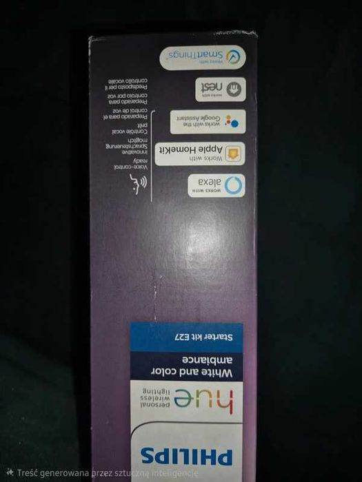 Philips Hue White and Color Ambiance e27 zestaw KIT Hue bridge