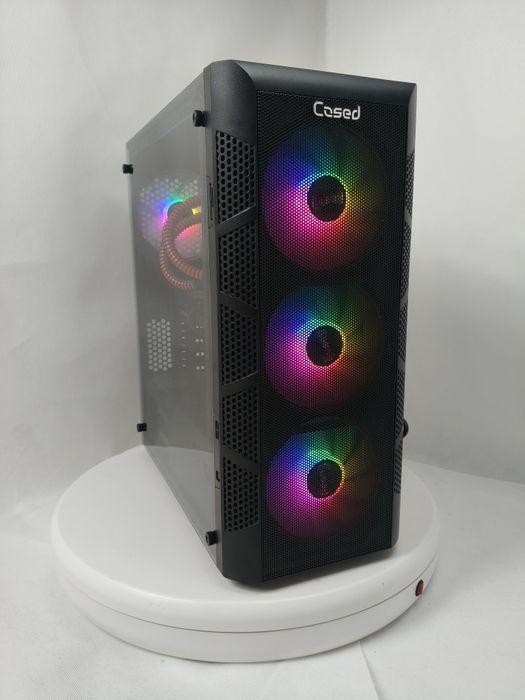 Komputer Gamingowy Ryzen 7 7800X3D,RX 9070 XT,16GB,SSD,Woda,Win 11
