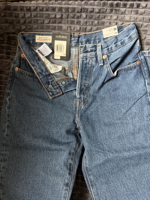 Джинси Levi's 501 Original Fit нові з США розмір 24x30 синій