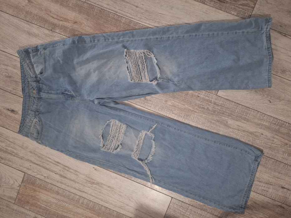 Jeans szerokie damskie