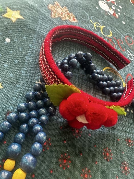 Лот украінський обруч і намисто