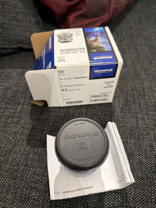 Objetiva Olympus 45mm f1.8
