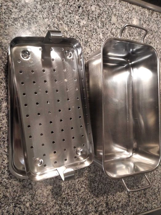 Peixeira / tacho para peixe em inox
