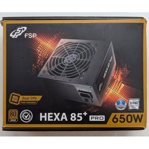 Блок живлення FSP HEXA 85+ Pro 650W (HA2-650)
