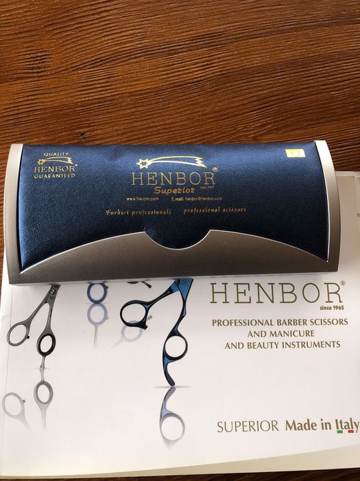 Ножницы профессиональные. Henbor. Серия Futura line. Italy..