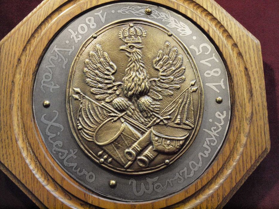 Ryngraf pamiątkowy, plakieta do szabel Księstwo Warszawskie 1807 -1815