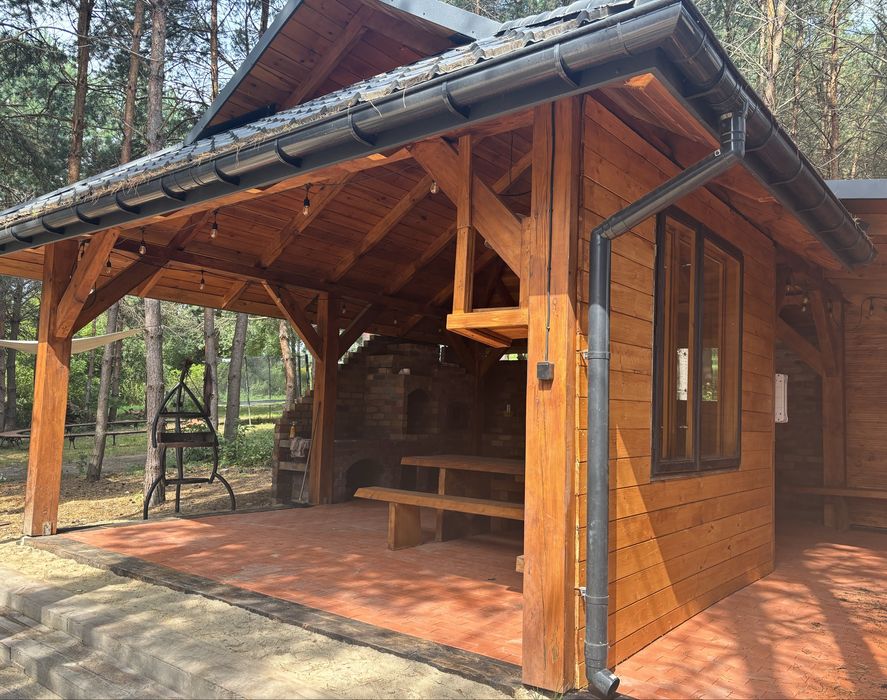 Nowy Domek w lesie, Roztocze, Balia, Altana