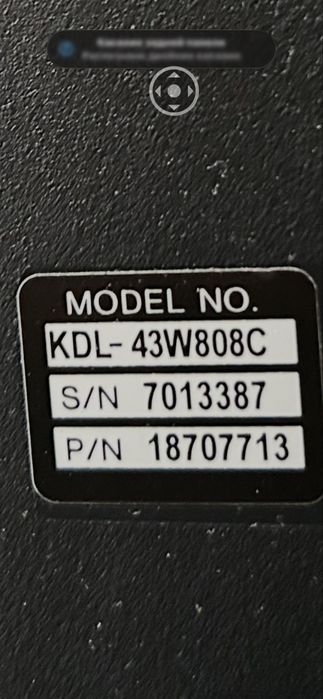 Продается телевизор SONY -KDL-43W808C