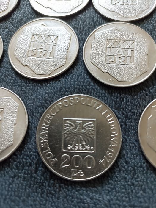 Monety XXX lat PRL- u  19 sztuk