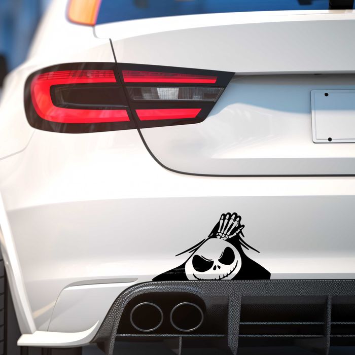 Naklejka KOSTEK - 14x8cm - na zeszyt, laptop, samochód, kask