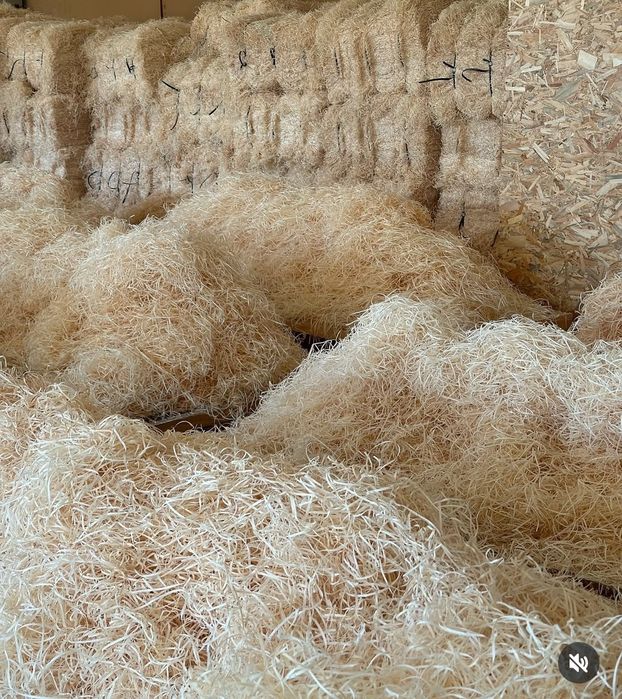 Дерев'яна шерсть оптом +-9 кг