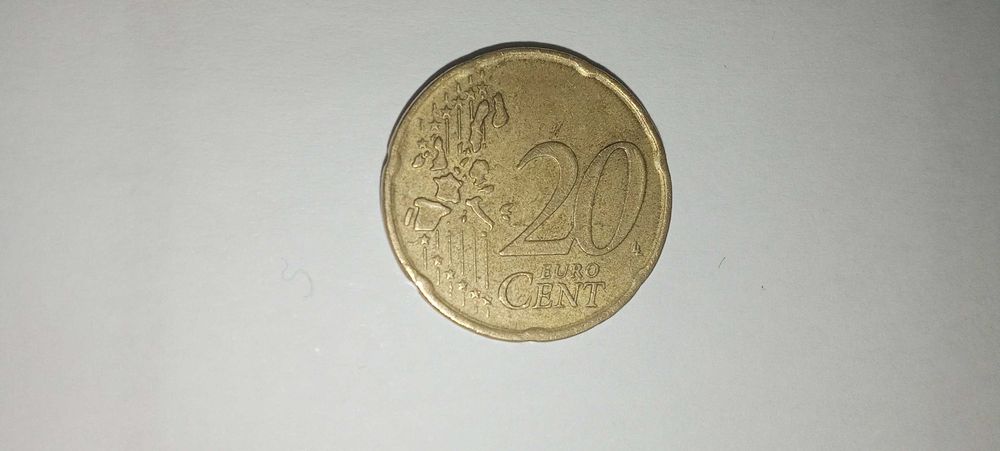 Moeda 20 centimos Alemanha 2002