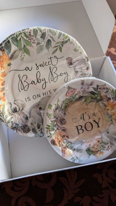 Decoração Baby Shower Menino - Animais Selvagens
