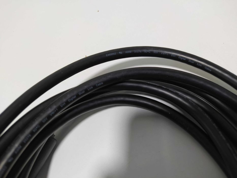 Cabos DVI-D preto branco cinza novos