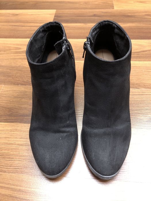 Botki zamszowe czarne Pull&Bear rozmiar 37