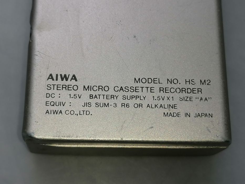 Dyktafon, walkman Aiwa HS-M2 z głośnikami