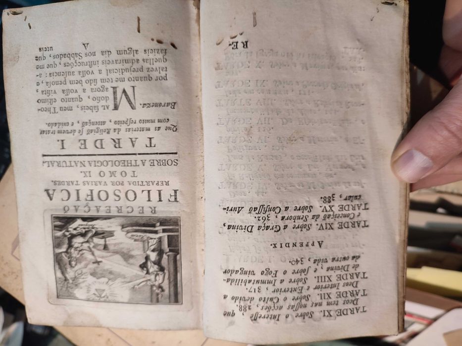 Theologia Natural da Recreação Filosofica ou Harmonia da Razão.., 1793