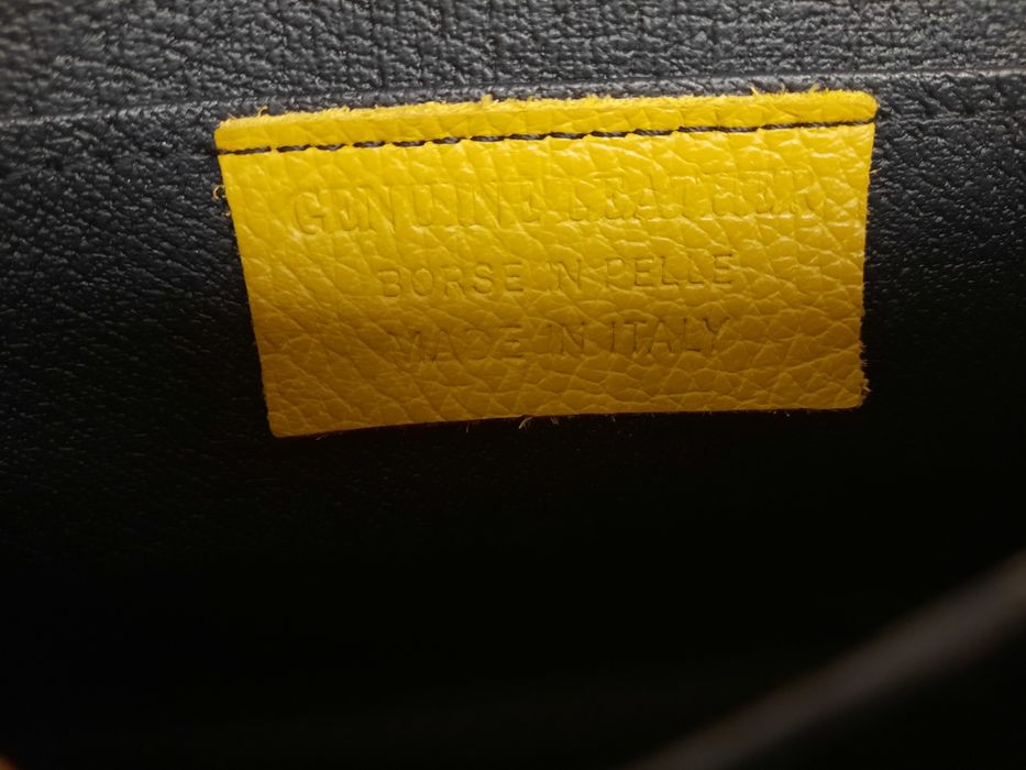 Bolsa de ombro Pinko mostarda com corrente – bom estado
