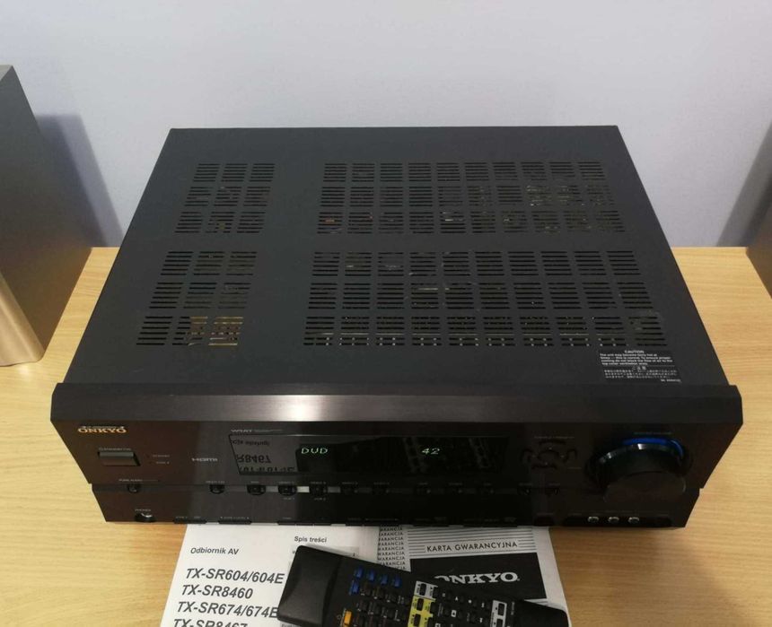 Amplituner ONKYO TX-SR674 ! Jubileuszowy Model ! Hi-End Optyk ! Pilot
