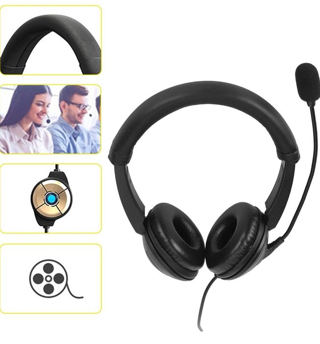 Słuchawki  z  Mikrofonem NEW BEE Headset