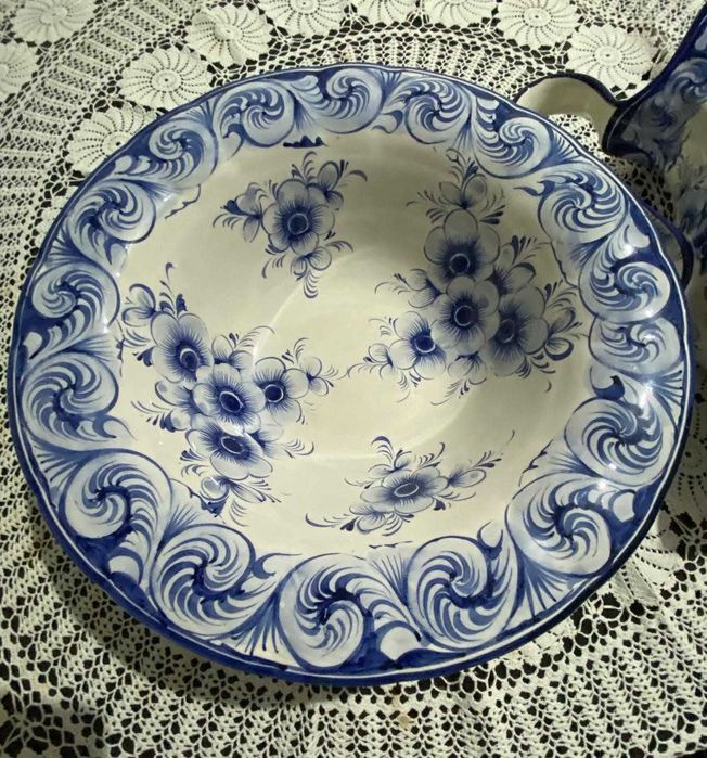 Jarra grande com prato - VALART 165 - peça de coleção