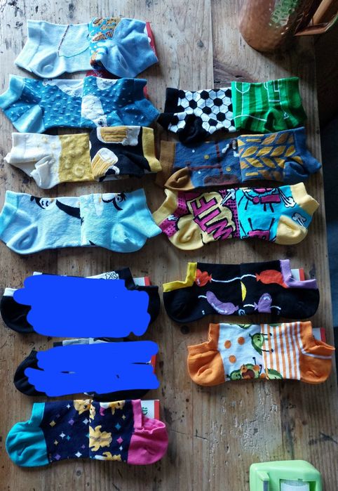 35-38 krótkie skarpety dedoles para nie do pary