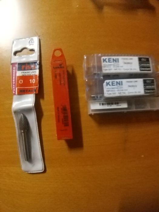 Frezas em inox novas