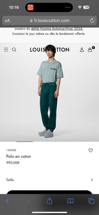 Чоловіче поло louis vuitton