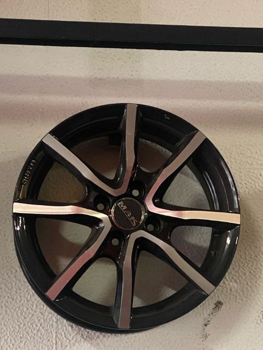 Jantes 15 novas pretas polidas universais 4x100