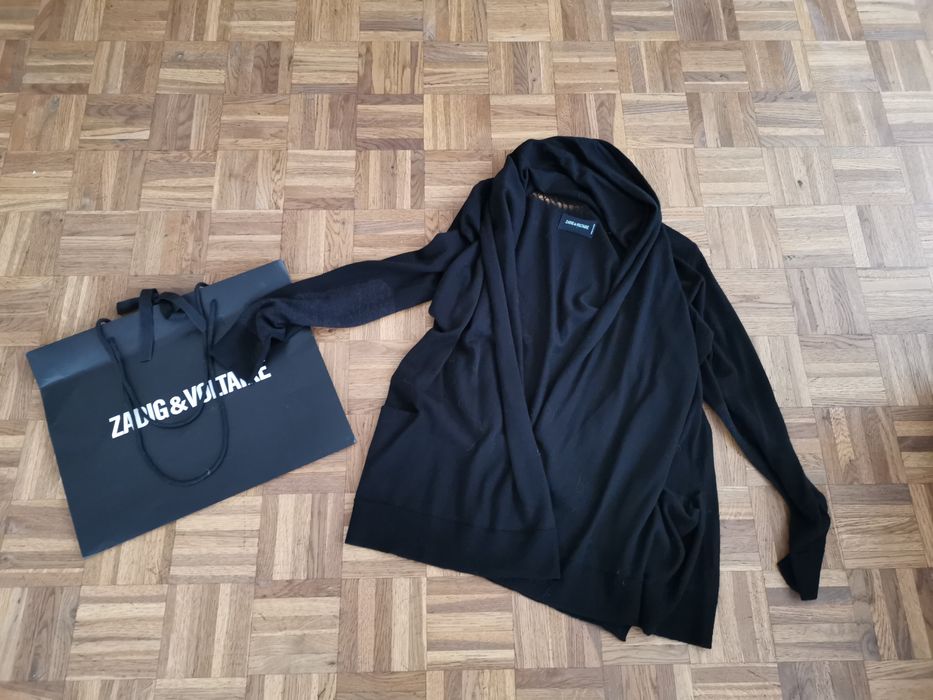 Zadig and Voltaire cudowny sweter wełna merynosa