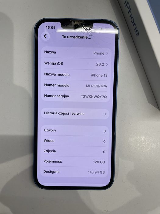 iPhone 13 128GB  niebieski