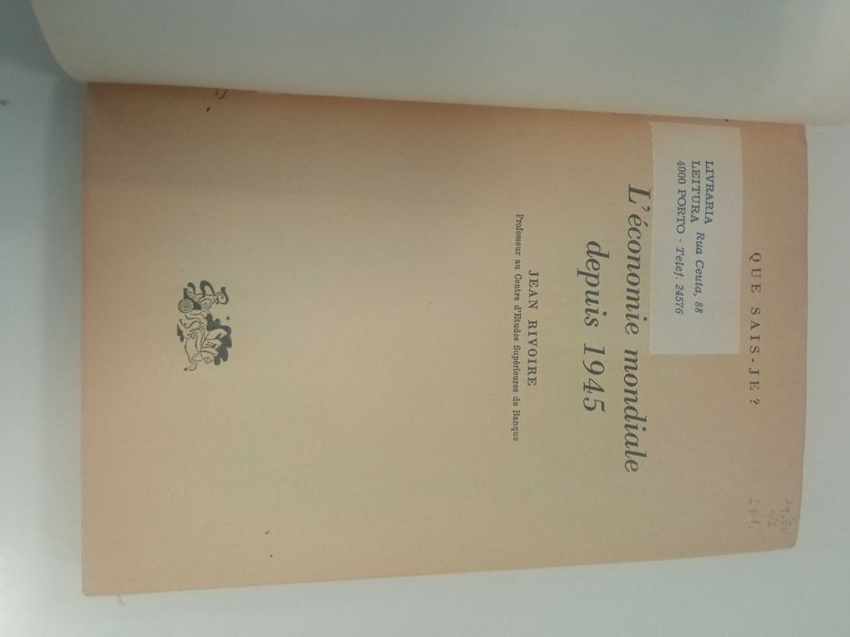 L' economia mondiale depois 1945