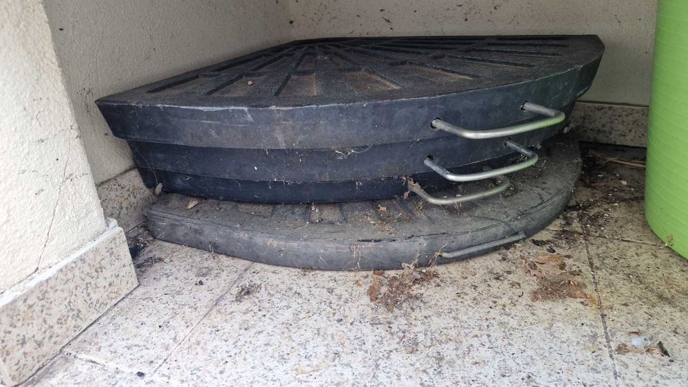 4 Un. Bases Guarda Sol (12,5 kg cada)