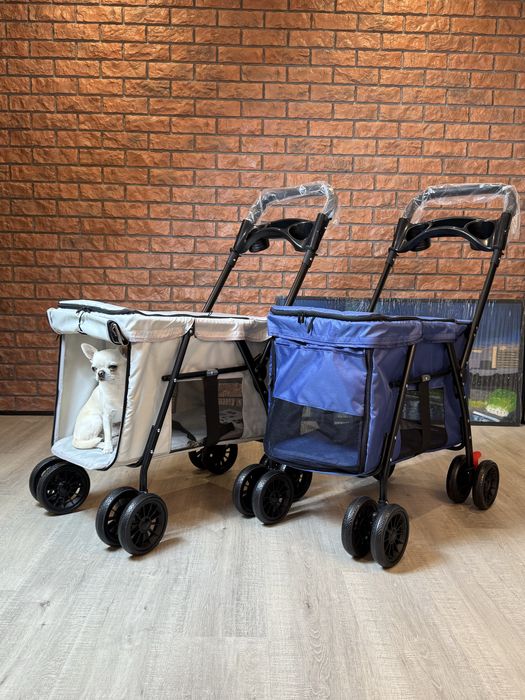 Візочок для виставки, зооколяска, зі столиком, коляска для собак, кота